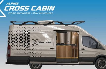 Innovativer Arbeits- und Wohnraum: Alpine Cross Cabin (Foto: ALPS ALPINE Europe GmbH)
