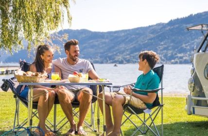 Individuelles Campingvergnügen am Faaker See, Ossiacher See und (Foto: Region Villach Tourismus oder Kärnten Werbung. Michael Stabentheiner)